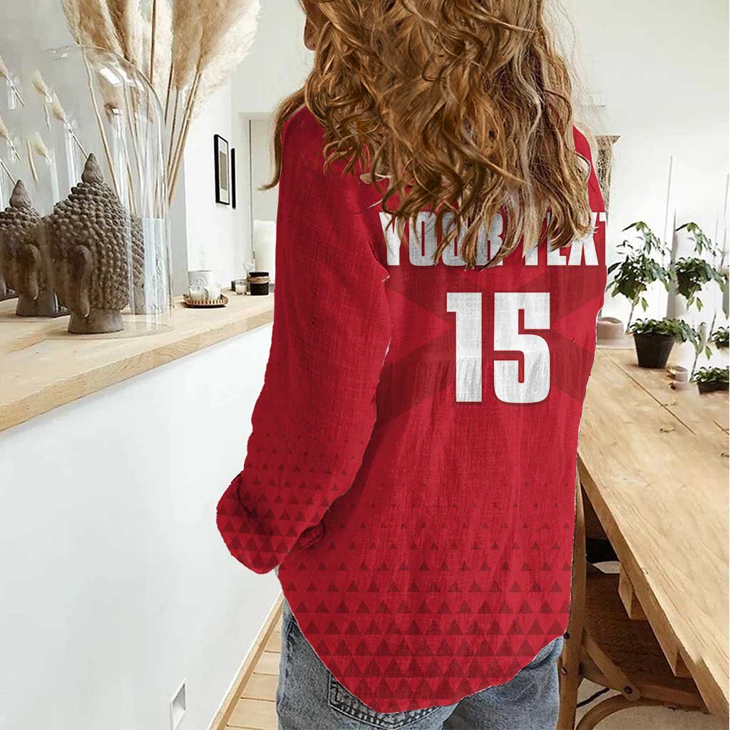 Custom Burundi Football Women Casual Shirt Come On Intamba