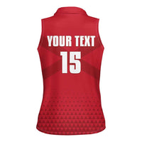 Custom Burundi Football Women Sleeveless Polo Shirt Come On Intamba