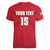 Custom Burundi Football Women V-Neck T-Shirt Come On Intamba