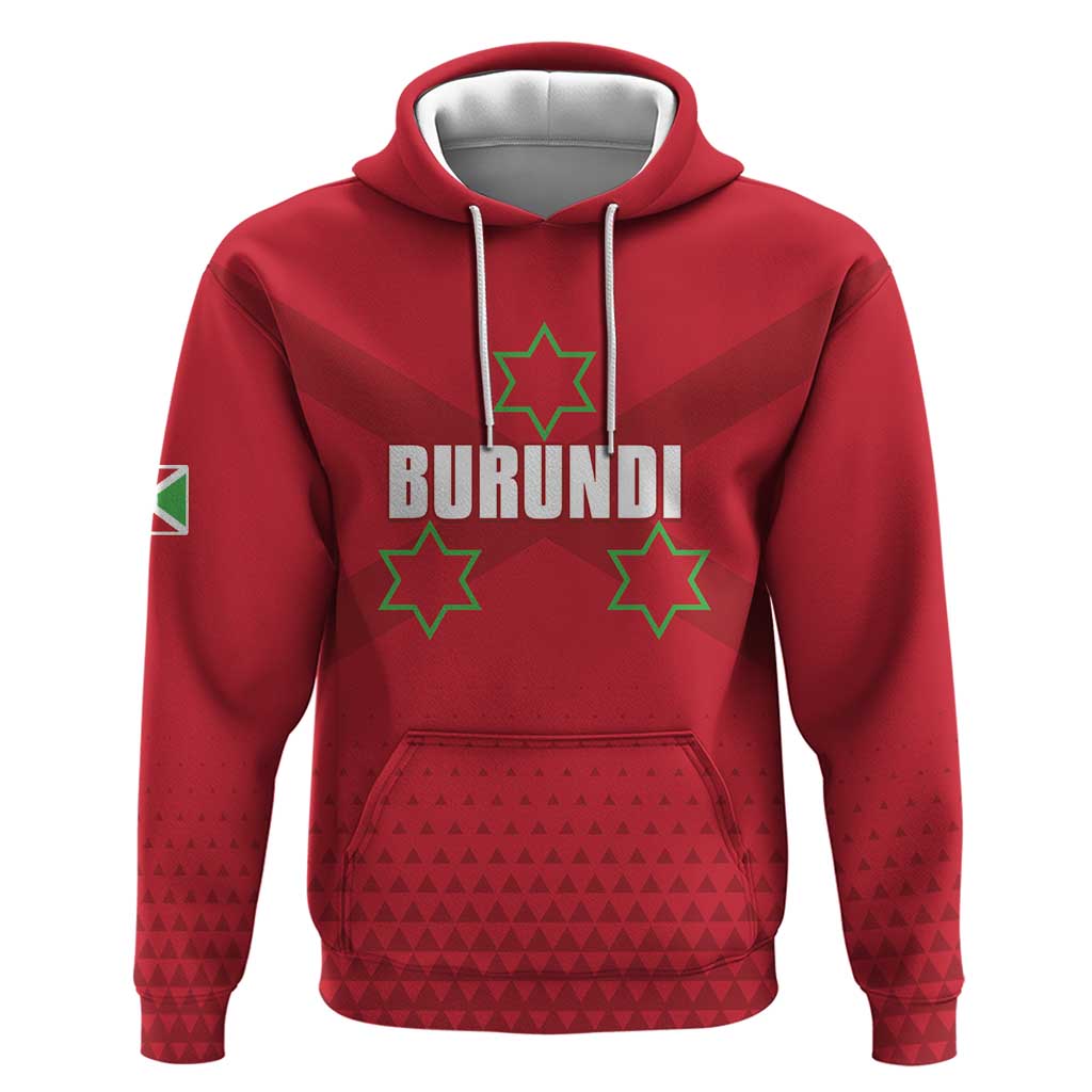 Custom Burundi Football Zip Hoodie Come On Intamba