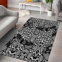 African Snake Skin Pattern Area Rug