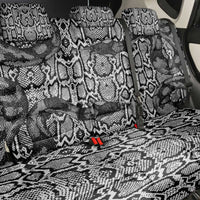 African Snake Skin Pattern Back Car Seat Cover