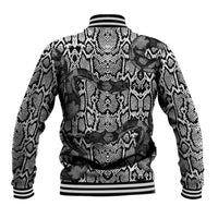 African Snake Skin Pattern Baseball Jacket