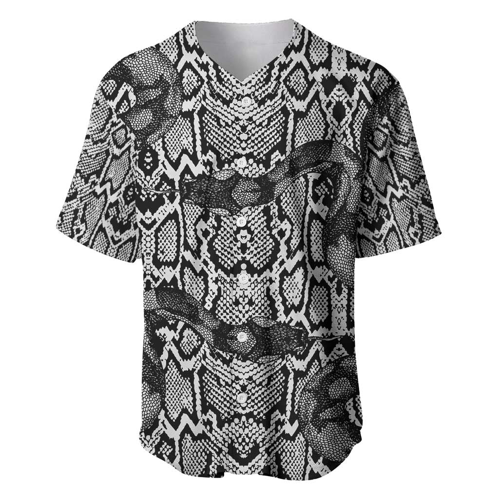 African Snake Skin Pattern Baseball Jersey