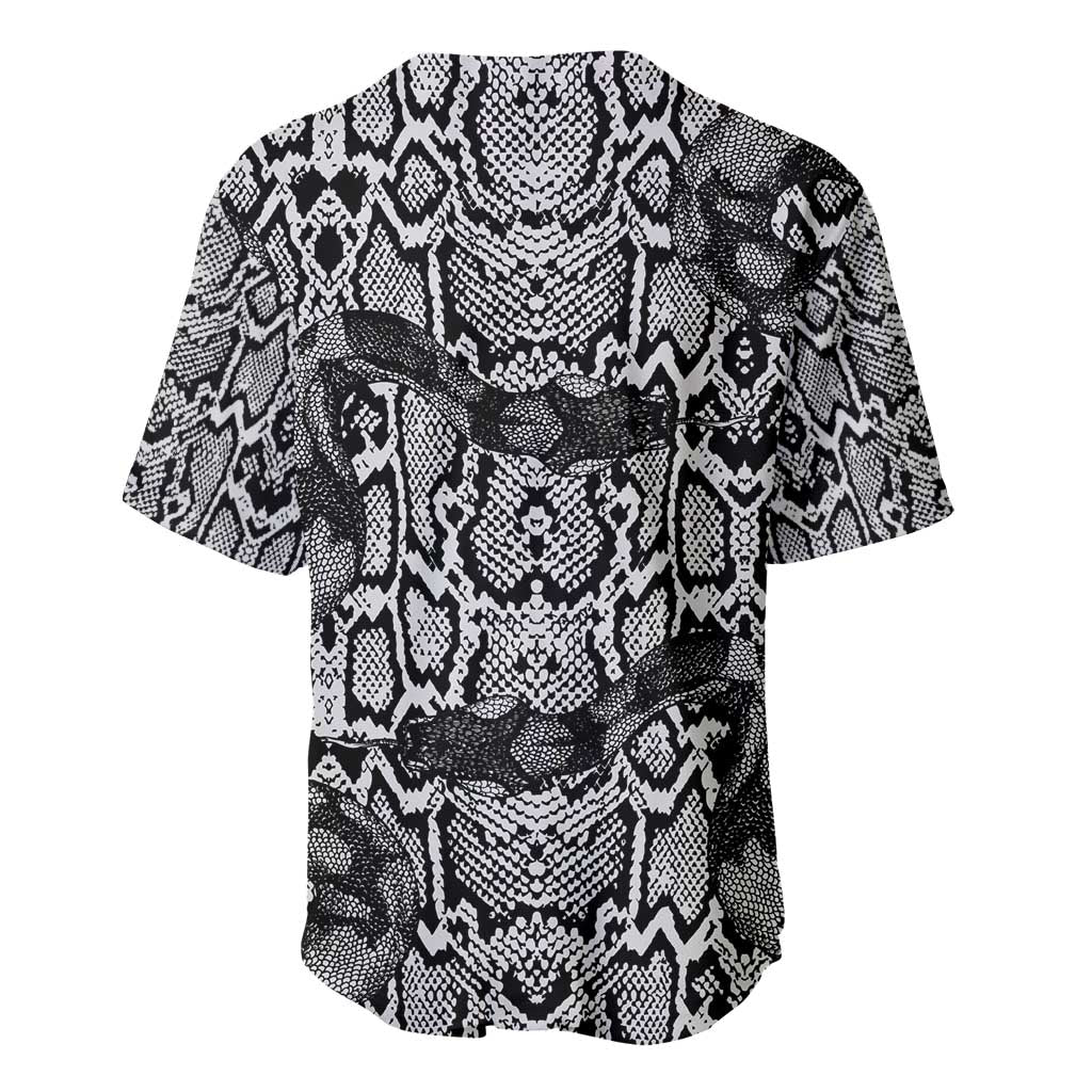 African Snake Skin Pattern Baseball Jersey