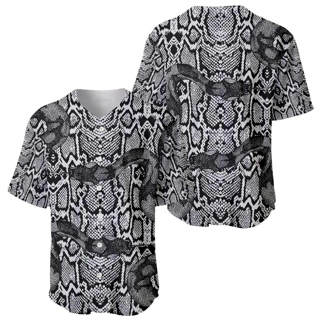 African Snake Skin Pattern Baseball Jersey