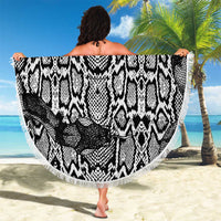 African Snake Skin Pattern Beach Blanket