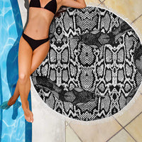 African Snake Skin Pattern Beach Blanket