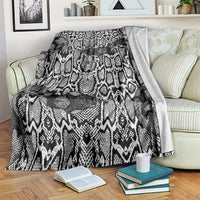 African Snake Skin Pattern Blanket