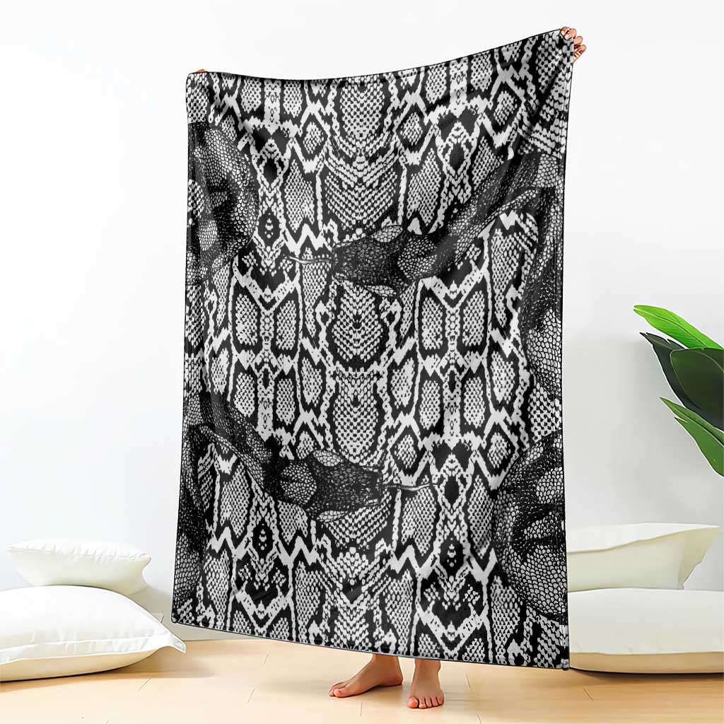 African Snake Skin Pattern Blanket