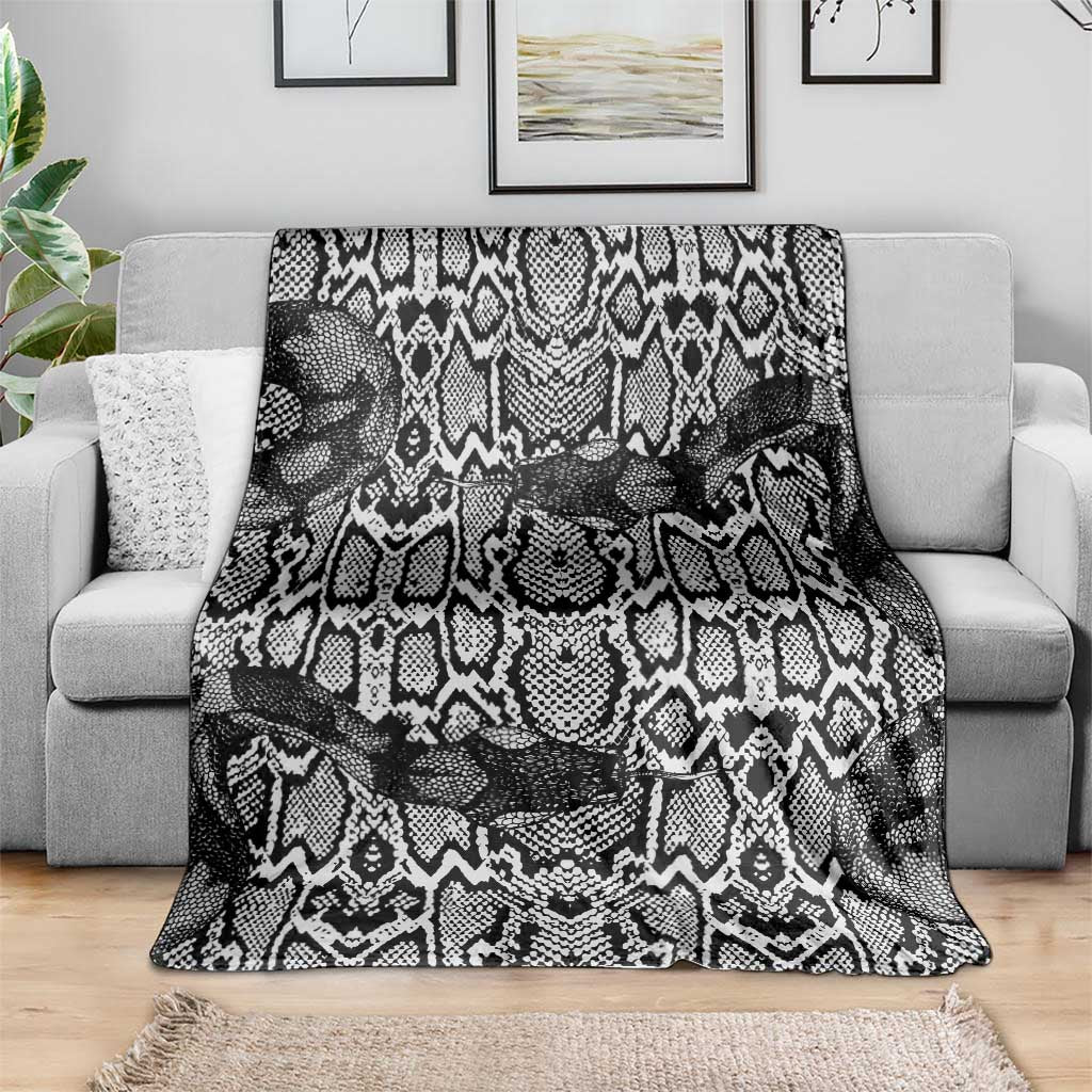 African Snake Skin Pattern Blanket