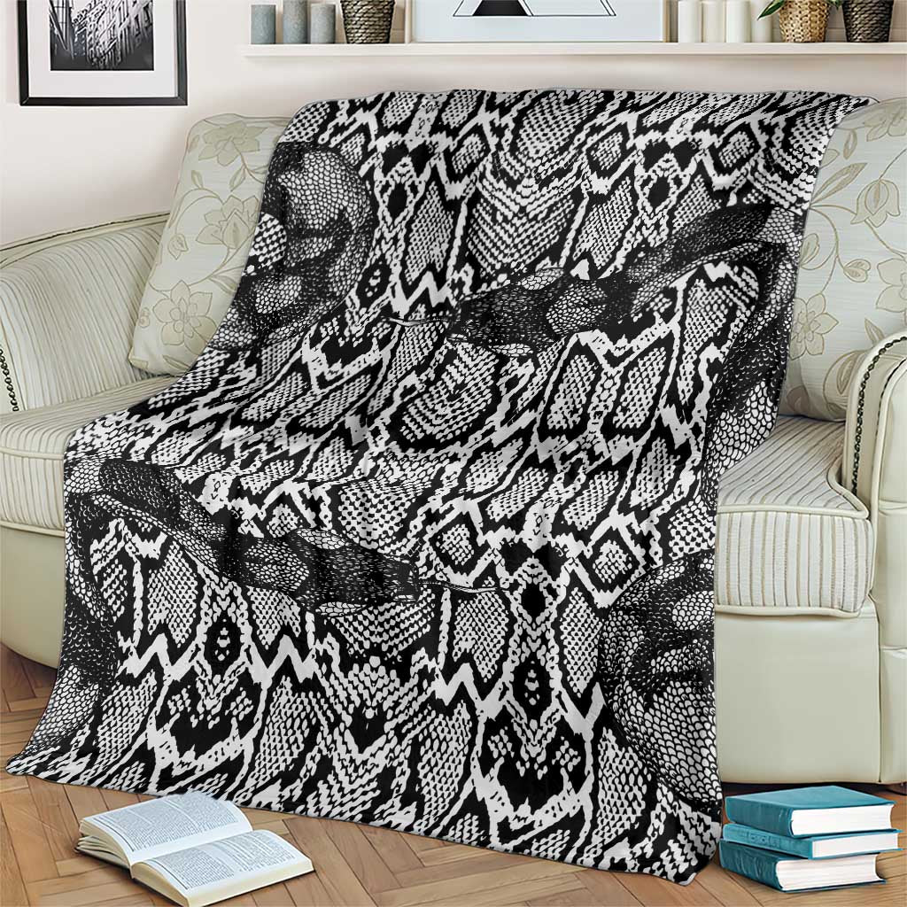 African Snake Skin Pattern Blanket