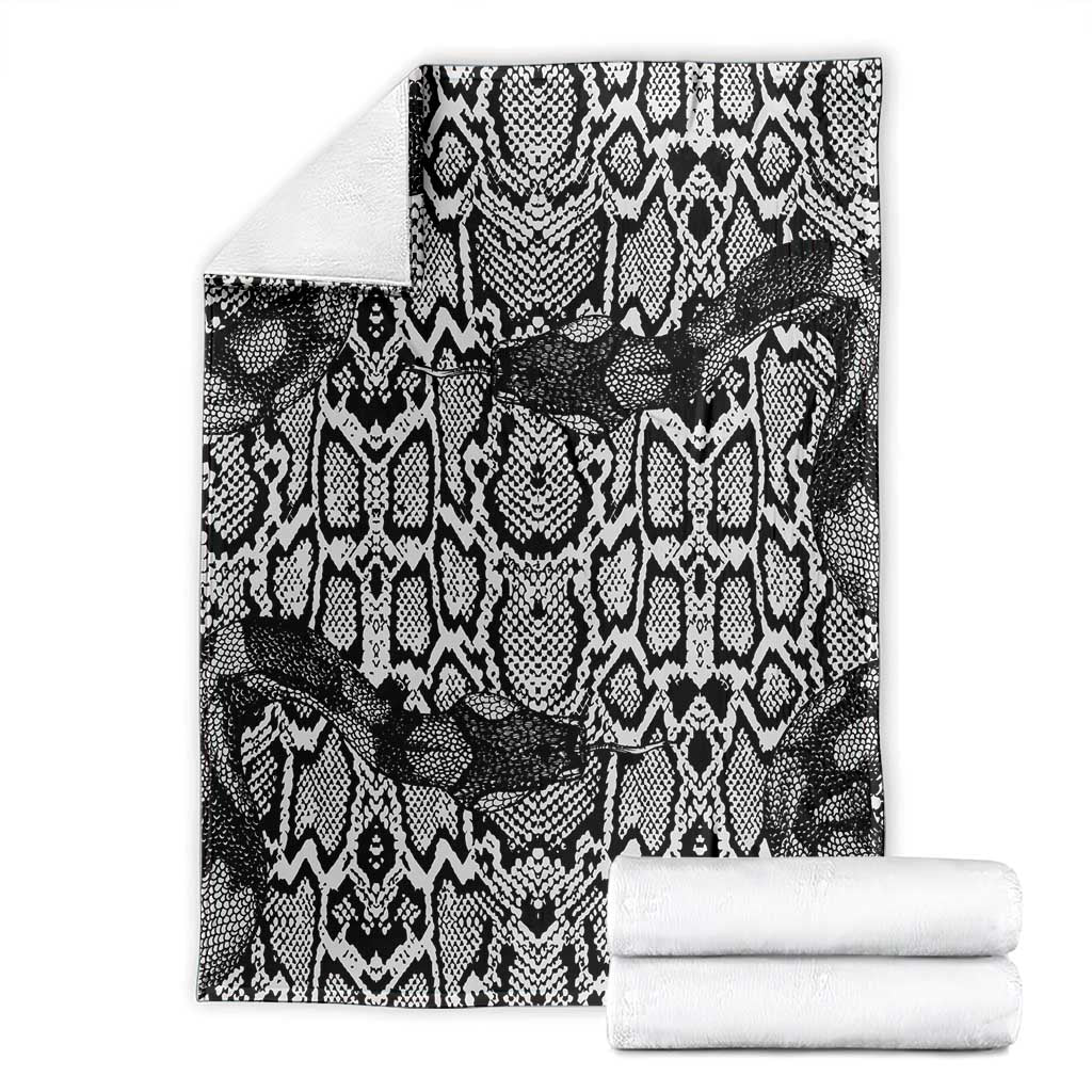 African Snake Skin Pattern Blanket