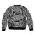 African Snake Skin Pattern Bomber Jacket