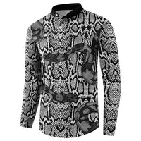African Snake Skin Pattern Button Sweatshirt