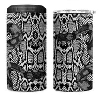 African Snake Skin Pattern 4 in 1 Can Cooler Tumbler