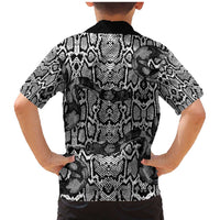 African Snake Skin Pattern Family Matching Mermaid Dress and Hawaiian Shirt