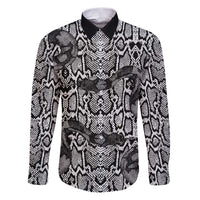 African Snake Skin Pattern Family Matching Puletasi and Hawaiian Shirt