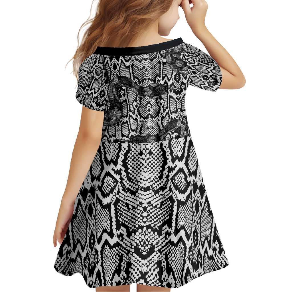 African Snake Skin Pattern Family Matching Short Sleeve Bodycon Dress and Hawaiian Shirt