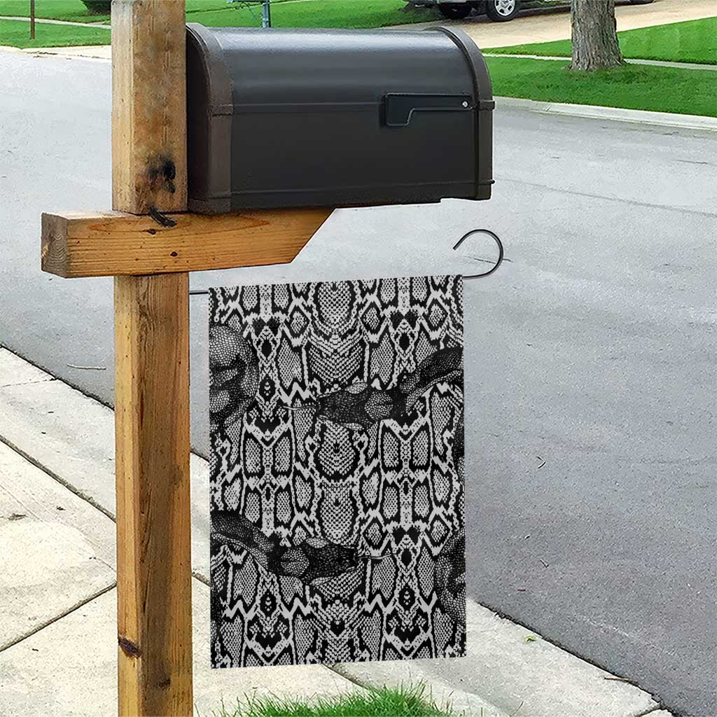 African Snake Skin Pattern Garden Flag