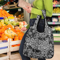 African Snake Skin Pattern Grocery Bag