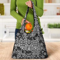 African Snake Skin Pattern Grocery Bag