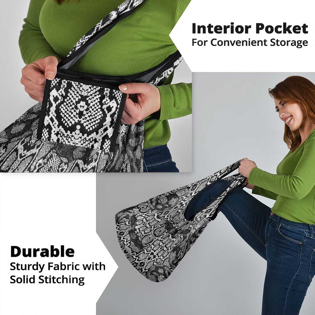 African Snake Skin Pattern Grocery Bag