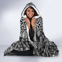 African Snake Skin Pattern Hooded Blanket