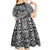 African Snake Skin Pattern Kid Short Sleeve Dress