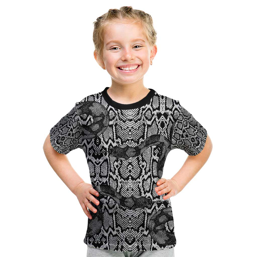 African Snake Skin Pattern Kid T Shirt