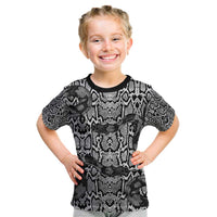 African Snake Skin Pattern Kid T Shirt