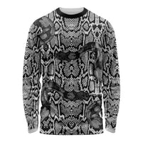 African Snake Skin Pattern Long Sleeve Shirt