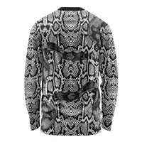 African Snake Skin Pattern Long Sleeve Shirt