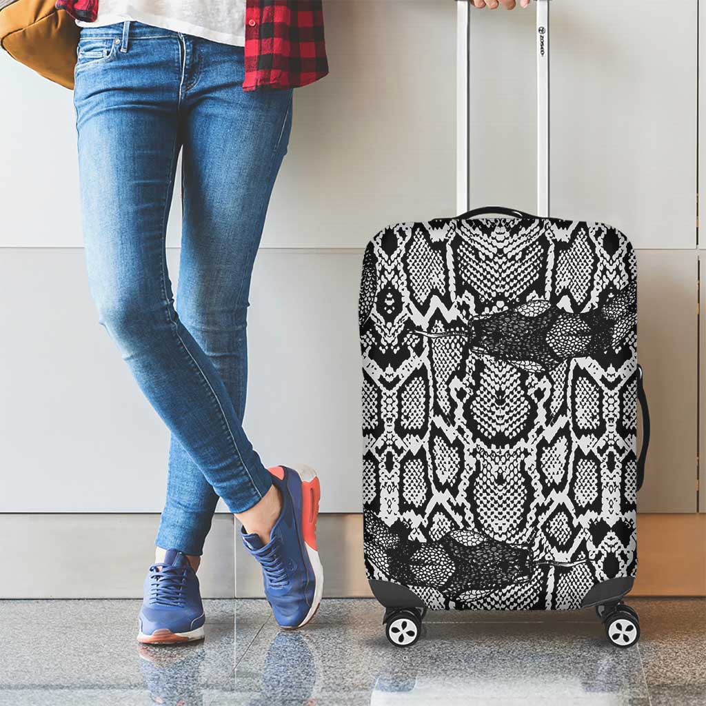 African Snake Skin Pattern Luggage Cover