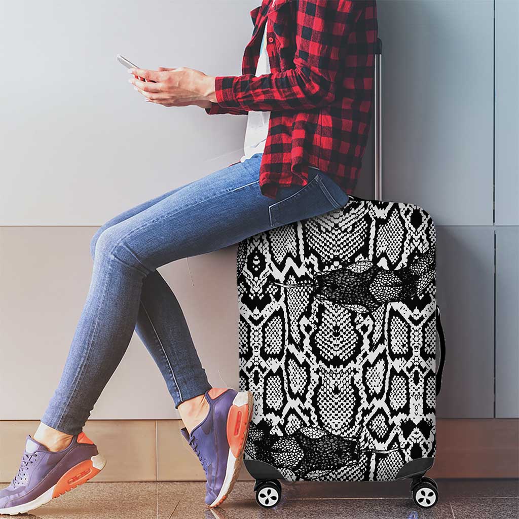 African Snake Skin Pattern Luggage Cover
