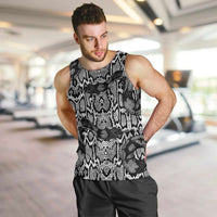 African Snake Skin Pattern Men Tank Top
