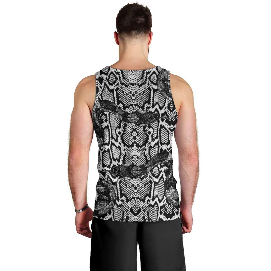 African Snake Skin Pattern Men Tank Top
