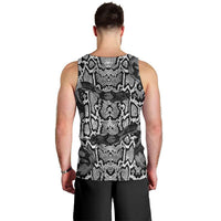 African Snake Skin Pattern Men Tank Top
