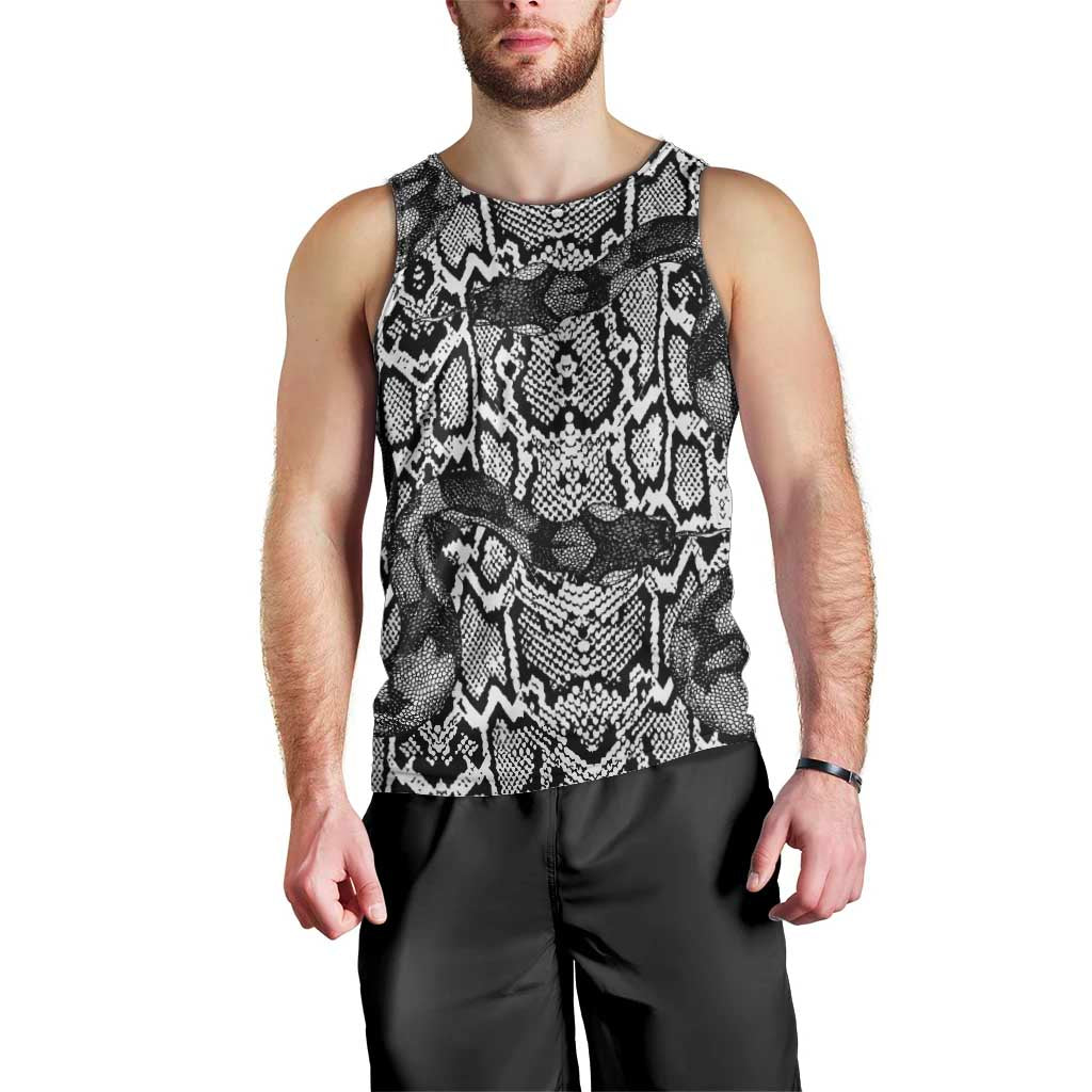 African Snake Skin Pattern Men Tank Top