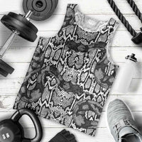 African Snake Skin Pattern Men Tank Top