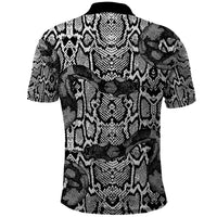 African Snake Skin Pattern Polo Shirt