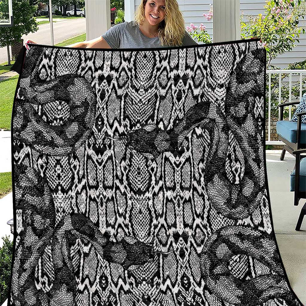 African Snake Skin Pattern Quilt