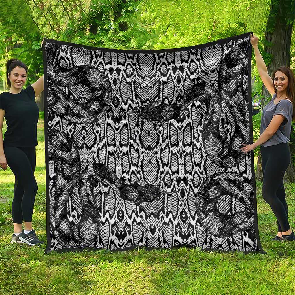 African Snake Skin Pattern Quilt