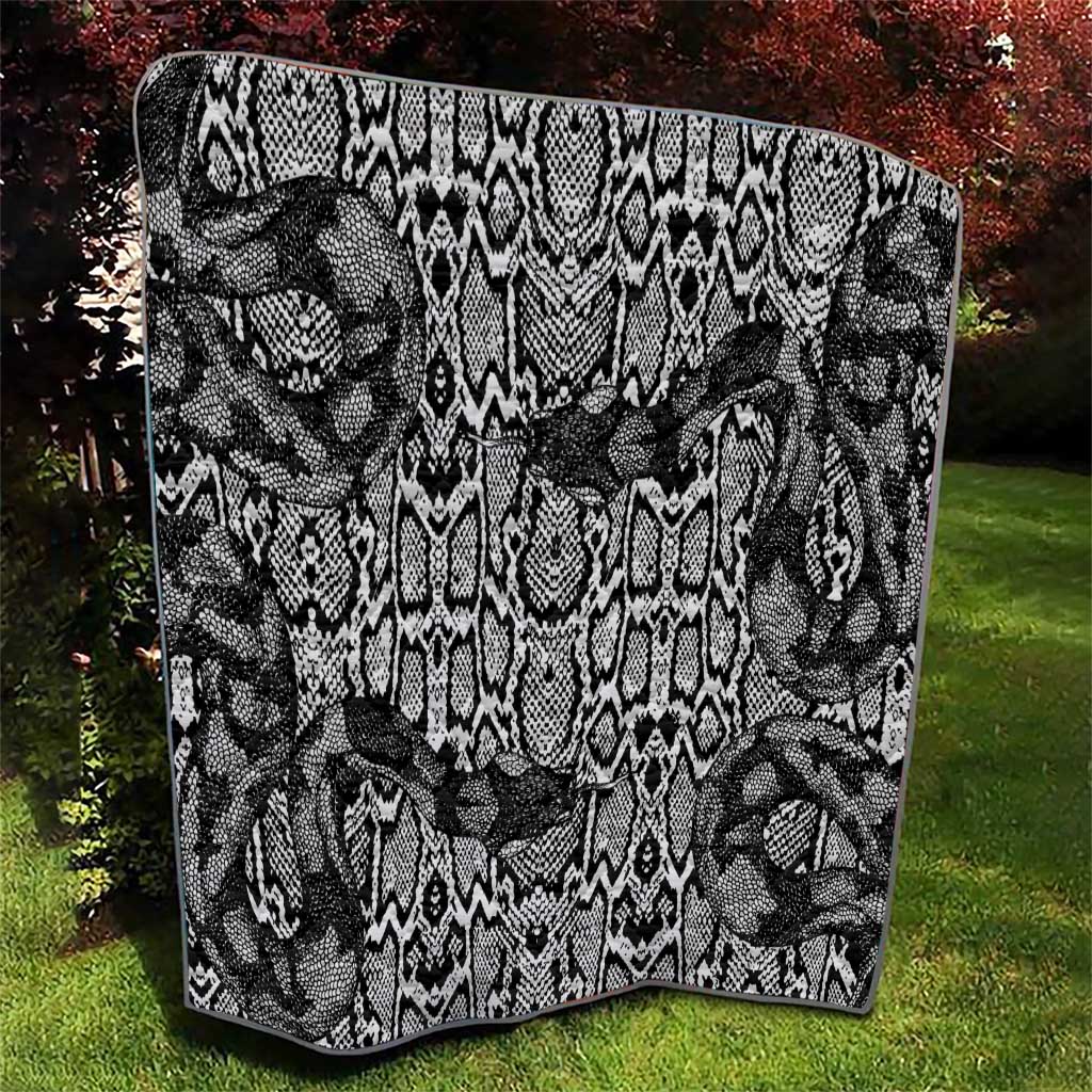 African Snake Skin Pattern Quilt