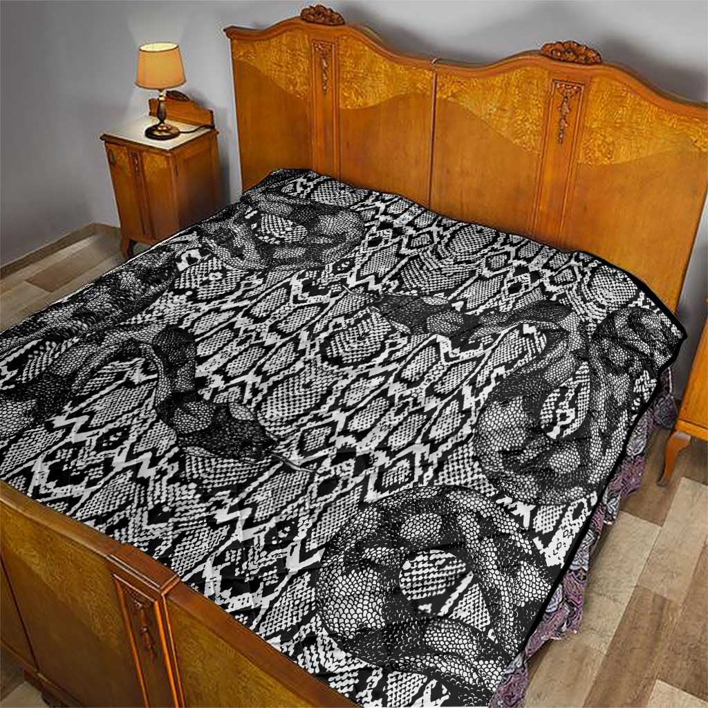African Snake Skin Pattern Quilt
