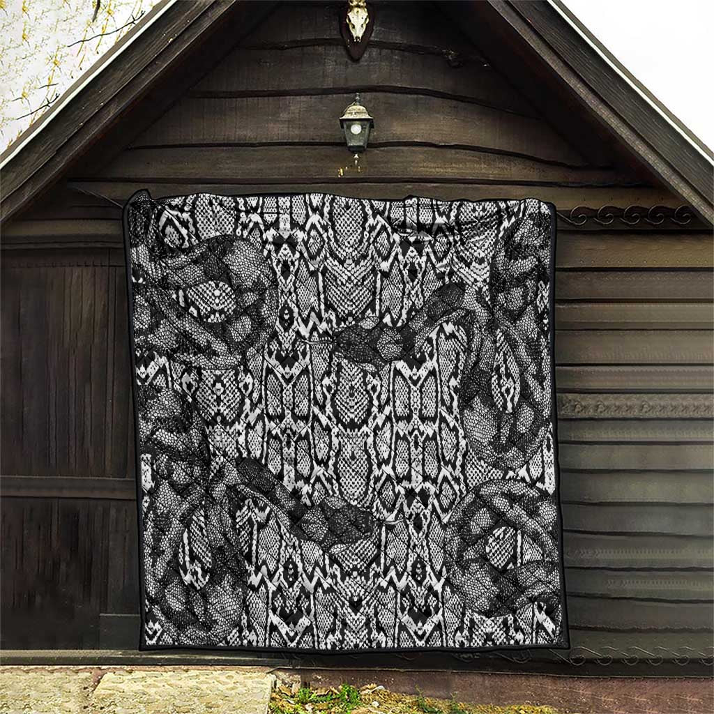 African Snake Skin Pattern Quilt