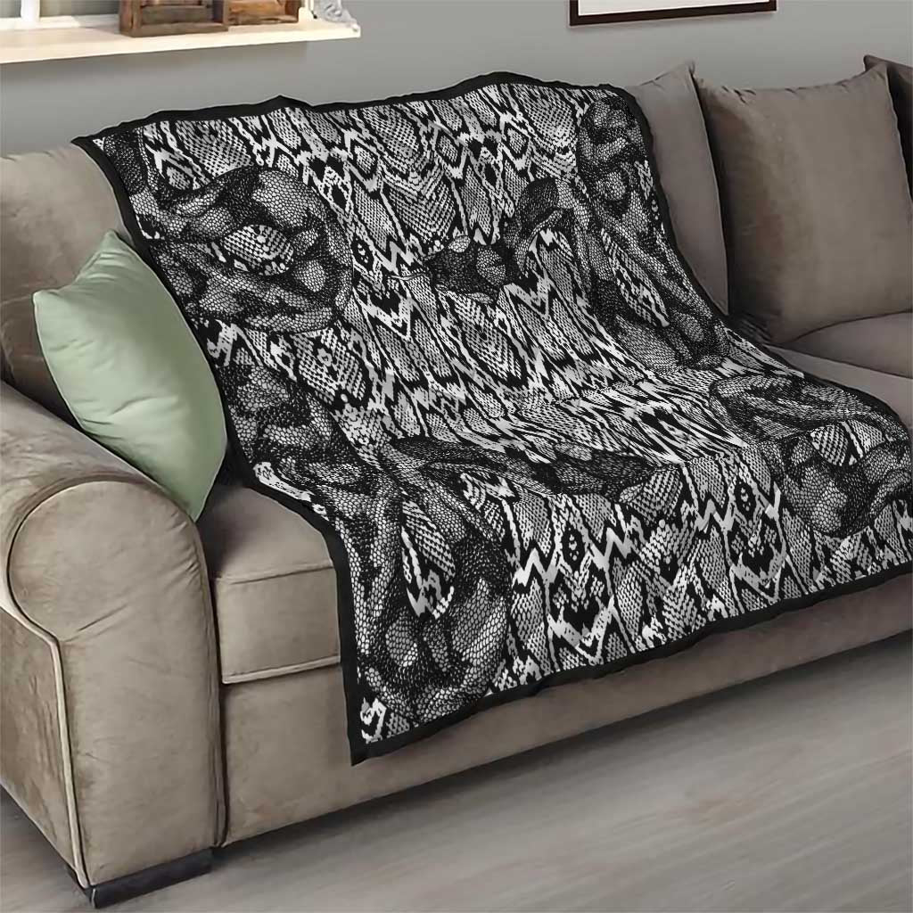 African Snake Skin Pattern Quilt