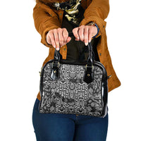 African Snake Skin Pattern Shoulder Handbag
