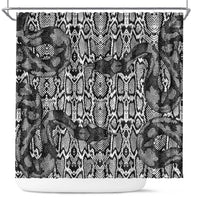 African Snake Skin Pattern Shower Curtain