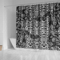 African Snake Skin Pattern Shower Curtain